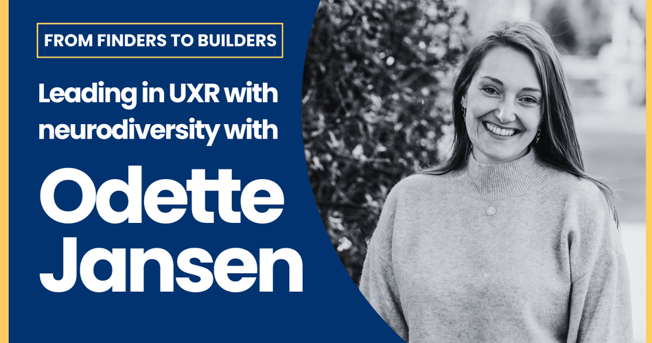 Leading in UXR with neurodiversity w/ Odette Jansen